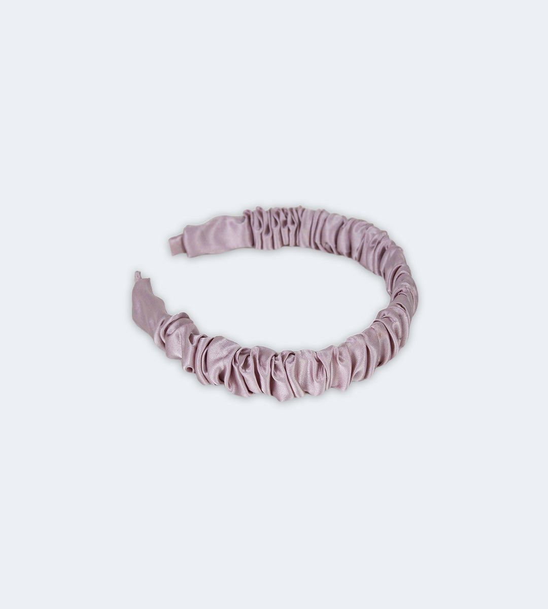 %100 İpek Büzgülü Taç Mavi + %100 İpek Büzgülü Taç Lila