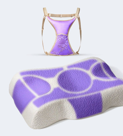 Kırışıklık Önleyici Ortopedik Güzellik Yastığı + Göğüs Arası Dekolte Bölgesi Kırışıklık Önleyici Ortopedik Yastık Seti