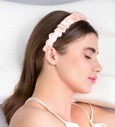 Büzgülü Taç %100 İpek | 6 Renk Seçeneği