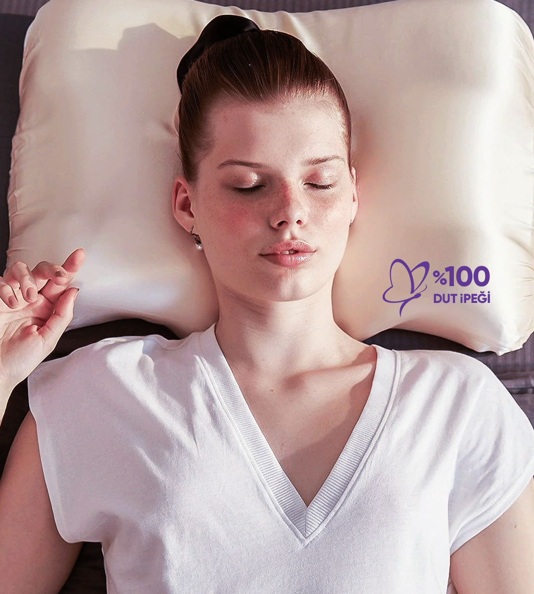 Kırışıklık Önleyici Ortopedik Güzellik Yastığı (%100 İpek Yastık Kılıfı ile)